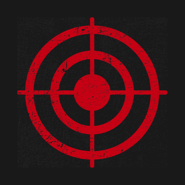 Target distressed - Bullseye - T-Shirt | TeePublic