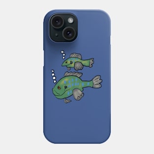 Kids Fish Family Drawing Phone Case