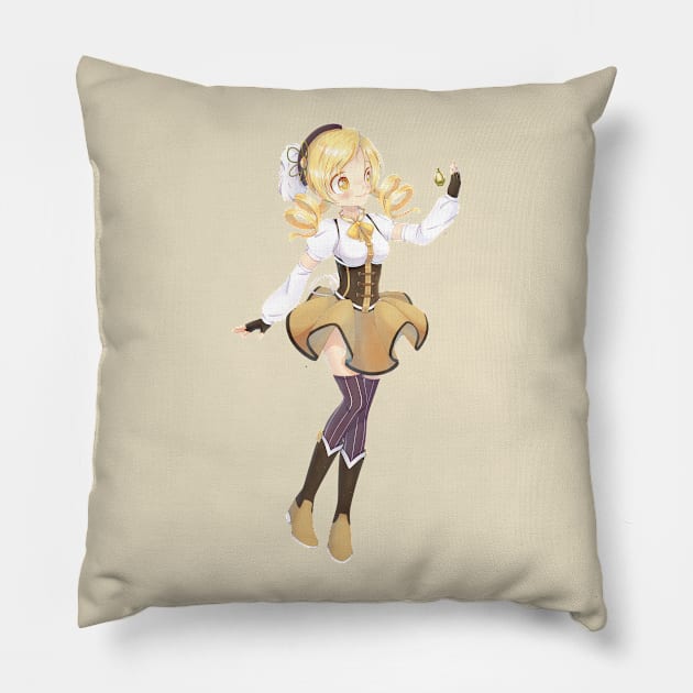 Tomoe Mami Pillow by PatchNpaw