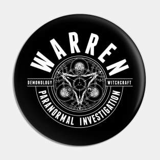 Warren Paranormal Investigation Pin