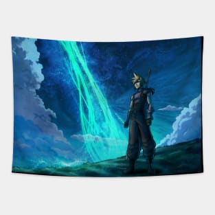 Lifestream Night cloud Tapestry