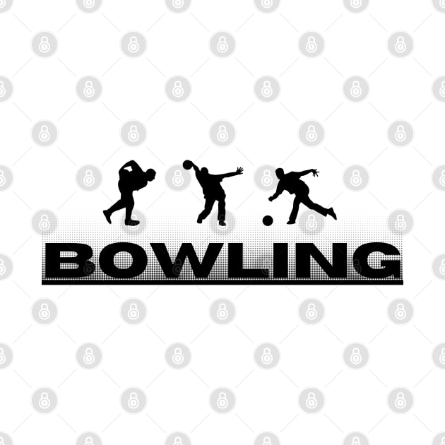 BOWLING SILHOUETTE by KKMDESIGN