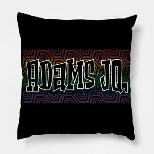 LGBTQ PATTERN AMERICA QUINCY ADAMS Pillow