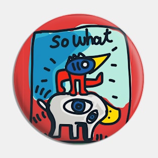 So What Graffiti Art Duck Pin