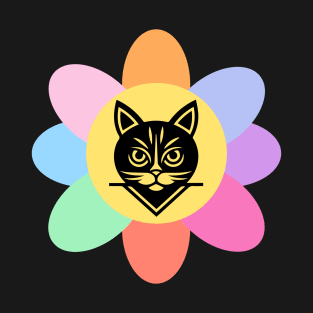 Cat Flower T-Shirt