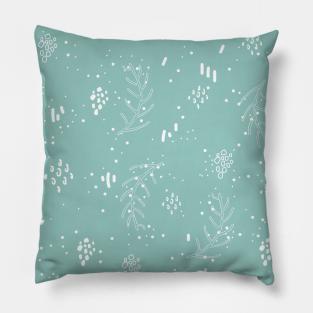 Winter Twigs Pattern Pillow