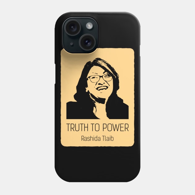 Truth To Power Squad Rashida Tlaib Phone Case by WildZeal