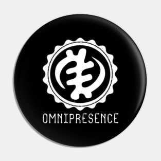 "Omnipresence" Africa Sankofa Adinkra Symbol. Pin