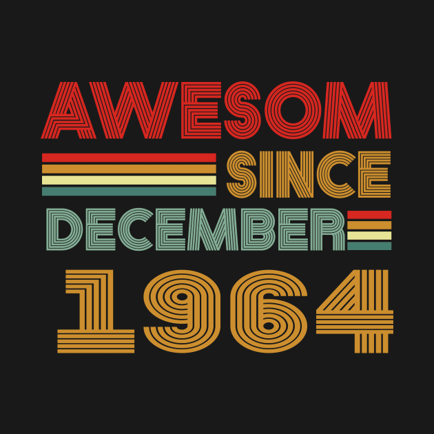 59th birthday awesom since december 1964 by MetalHoneyDesigns