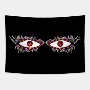 Rainbow lashes Tapestry