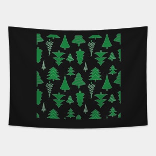 Christmas trees Tapestry