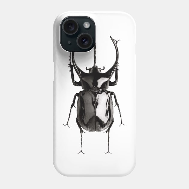 Black beetle Phone Case by ghjura