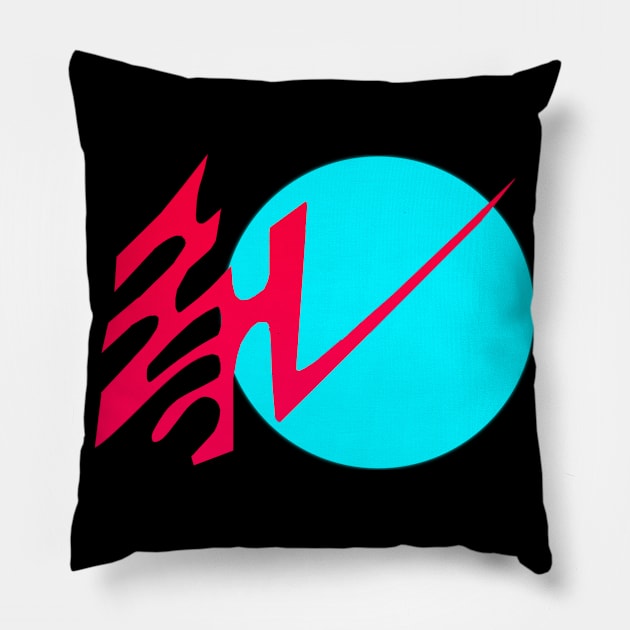 Grand Theft Auto Vice City Cuban Gang Sun Dark Version Pillow by Angel_P_Ramirez