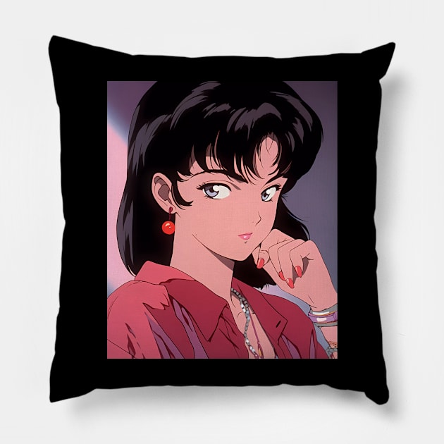 Anime Girl - AI Pillow by souloff