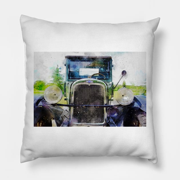 1928 Chevrolet Truck 2 Pillow by Robert Alsop