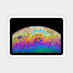 Soap Bubble Close Up Magnet