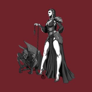 Vampiress and her pet T-Shirt