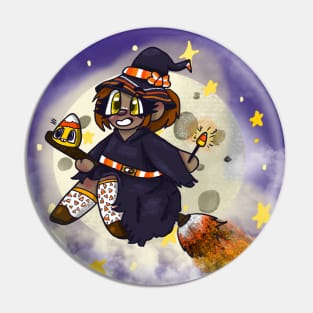 little candy corn witch Pin