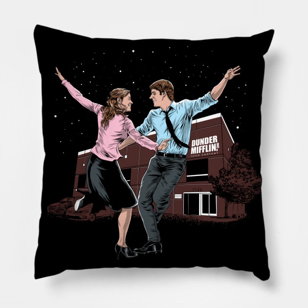 Office La Land Pillow by Zascanauta