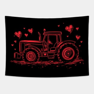 Tractor | Valentines Day Tapestry