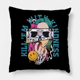 scary woman Pillow