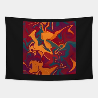 Crazy Seamless Liquid Pattern Tapestry