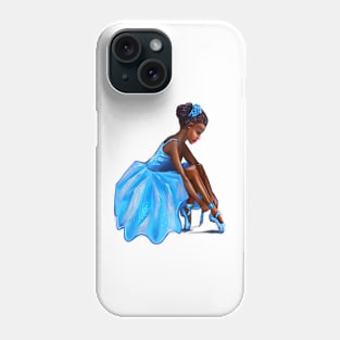 Dance Ballet Queen Black is beautiful African American Ballerina Dancer Dancing Phone Case