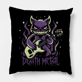 death metal Satanic Baphomet cat Pillow