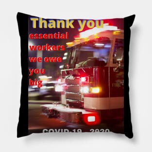 Thank you essential workers 2020 Pillow