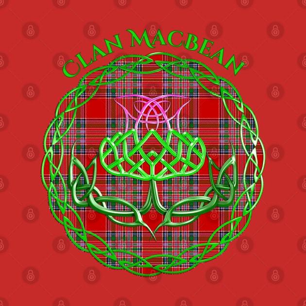 MacBean Scottish Tartan Celtic Thistle by CelticFlame