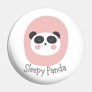 Sleeping Panda T-Shirt - Cute Women's Sleepy Panda T Shirt Pin