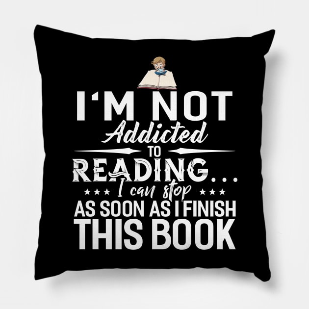 I´m not Addicted Pillow by Dojaja