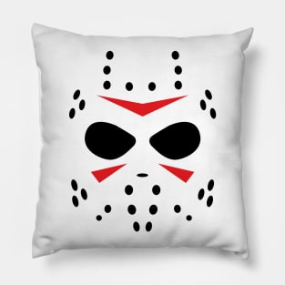 Jason Mask - White Version Pillow