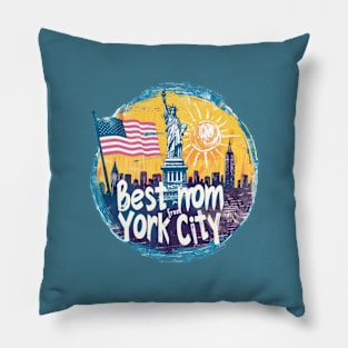 Best Mom From New York City, mothers day gift ideas, i love my mom Pillow