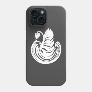 Barista Latte Art Coffee lovers Swan LATTE Phone Case