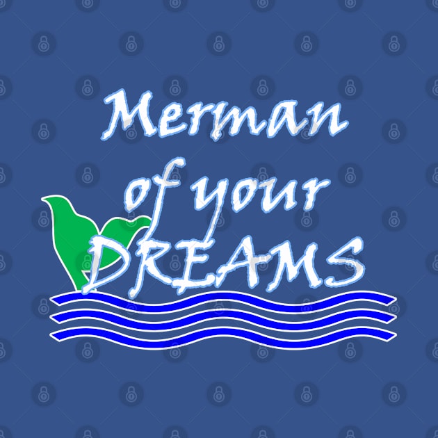 Merman of Your Dreams (White) by BlakCircleGirl