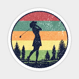 Ladies Golf Magnet