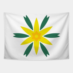 Daffodil Starflower (Yellow Green) Tapestry