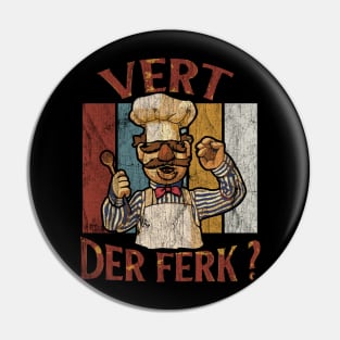 CHEFF VERT DER FERK TEXTURE Pin