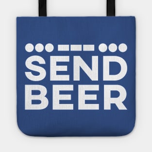 SOS SEND BEER Tote