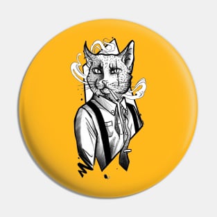 business cat Pin