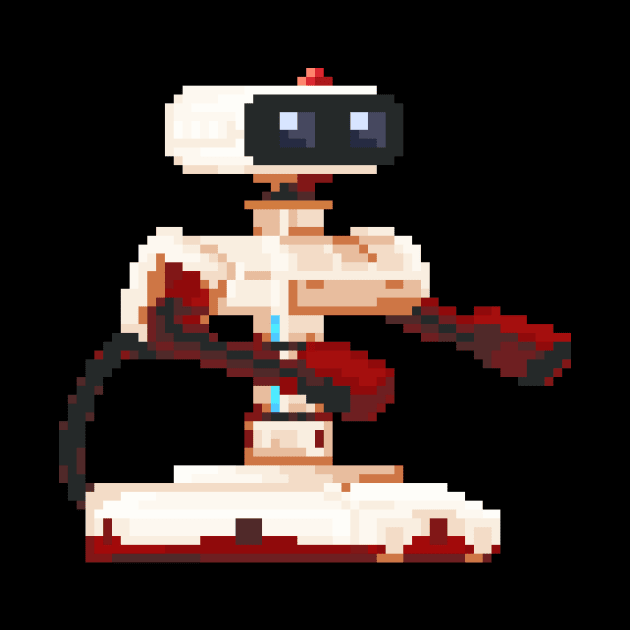 Pixel Art R.O.B. by HoshiSSB