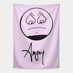 Angry Face Tapestry