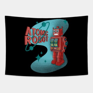 Atomic Toy Retro Tin Robot Tapestry