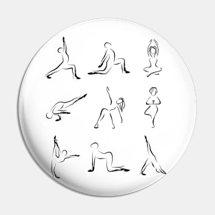 Yoga shirt Pin