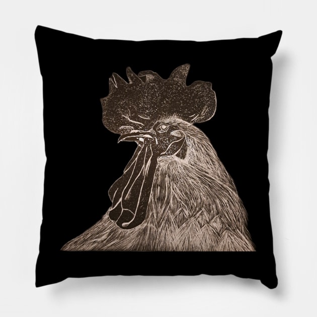 Rooster Pillow by Dilano Brand