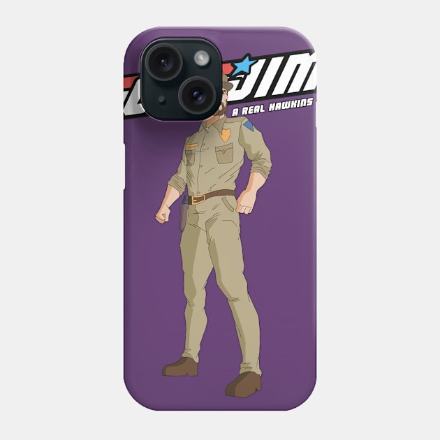 G.I. Jim Hopper Phone Case by Popculturepancake