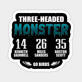 Philadelphia Eagles Three Headed Monster Running Backs Shirt Magnet