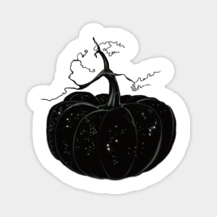 Dark Halloween Pumpkin Magnet