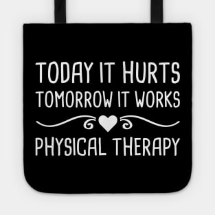 Cute Therapist Physical Therapy Graphic Tote